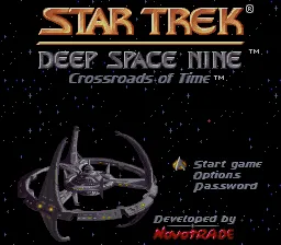 Star Trek: Deep Space Nine - Crossroads of Time SNES Title screen