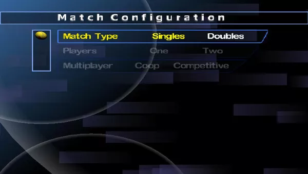 Agassi Tennis Generation 2002 Windows Match options