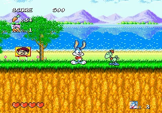 Tiny Toon Adventures: Buster&#x27;s Hidden Treasure Genesis Touch Gogo Dodo to exit the level