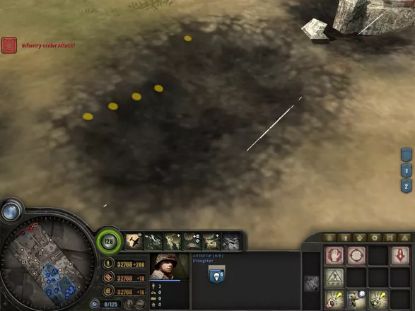 Company of Heroes Windows Bombs aren&#x27;t just for show; the crates left behind can be used as cover.  The yellow dots indicate minimal cover.
