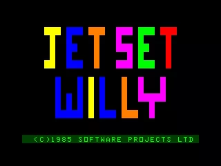 Jet Set Willy Dragon 32/64 Loading screen