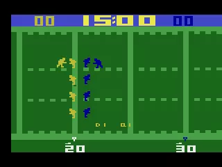 NFL Football Atari 2600 The players are ready for their orders