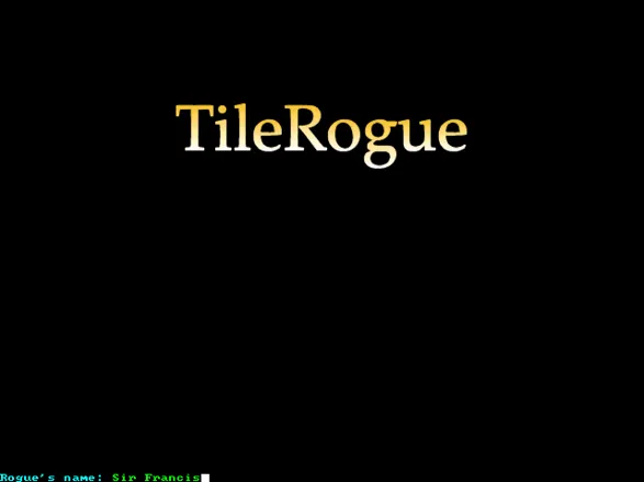 TileRogue Windows Title screen