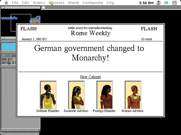 Sid Meier&#x27;s Civilization Macintosh Monarchy is better for the growth