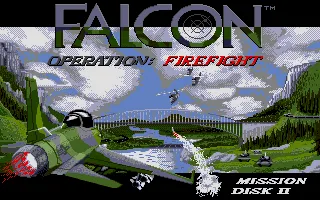 Falcon Operation: Firefight Amiga Title screen