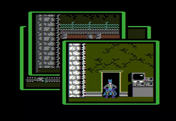 Batman: The Caped Crusader Apple II In-game action.