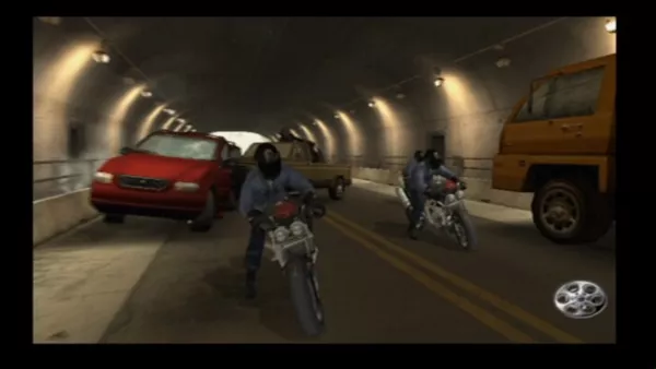 Rise to Honor PlayStation 2 These bikers are determined to run you down.