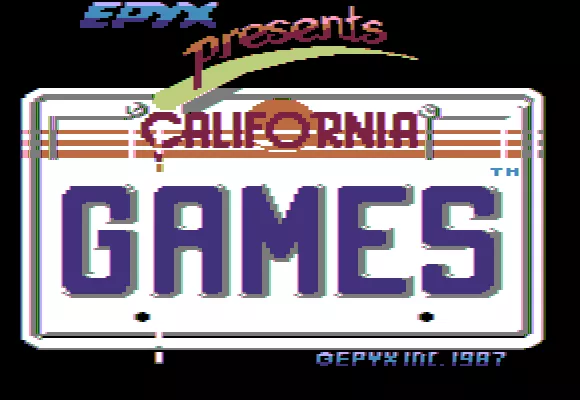 California Games Apple II Title sequence.