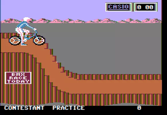 California Games Apple II Event - BMX.