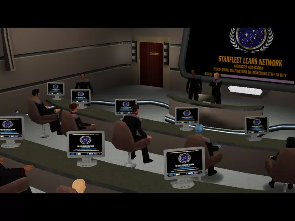 Star Trek: Elite Force II Windows The Hazard Team&#x27;s briefing room