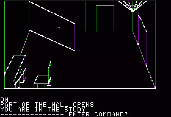 Hi-Res Adventure #1: Mystery House Apple II Found a secret passage!