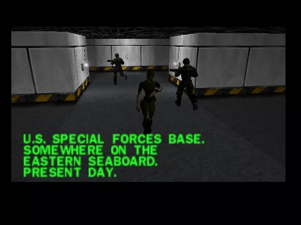 Duke Nukem: Zero Hour Nintendo 64 Introduction cutscene - It&#x27;s apparently a normal day in the U.S. Special Forces Base...