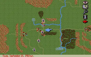 J.R.R. Tolkien&#x27;s War in Middle Earth Atari ST Map of Shire