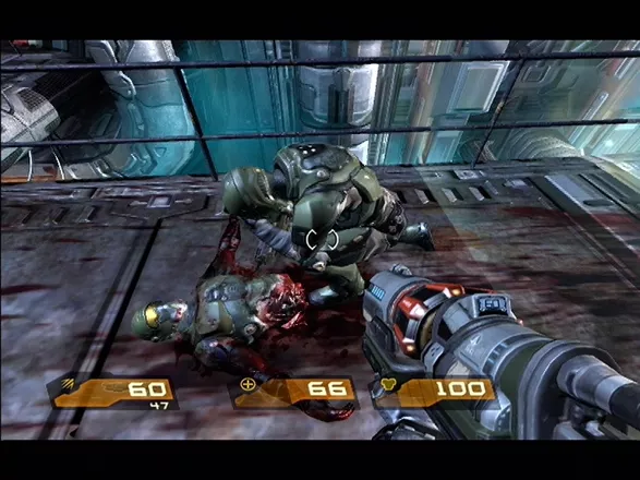 Quake 4 Xbox 360 Your allies really do take a beating in this game
