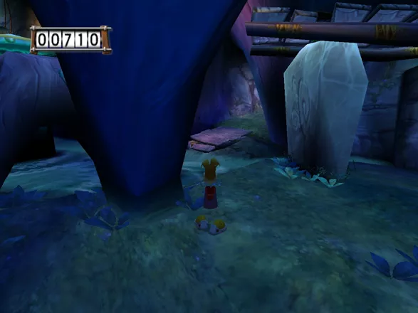 Rayman 3: Hoodlum Havoc Windows Exploring the world.