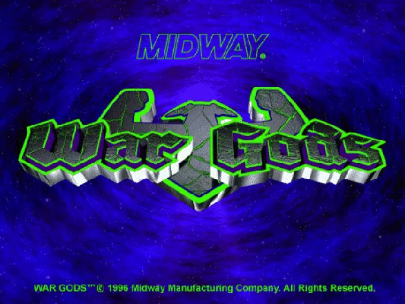 War Gods Windows Title Screen