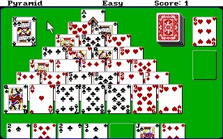 Hoyle: Official Book of Games - Volume 2: Solitaire DOS Pyramid