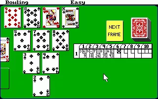 Hoyle: Official Book of Games - Volume 2: Solitaire DOS Bowling