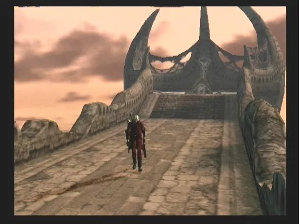 Devil May Cry PlayStation 2 One of the few outdoor scenes