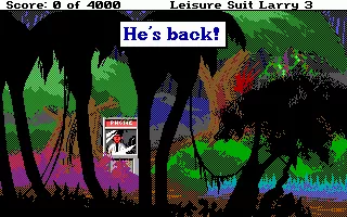 Leisure Suit Larry III: Passionate Patti in Pursuit of the Pulsating Pectorals DOS Back to your swingin&#x27; ways!..