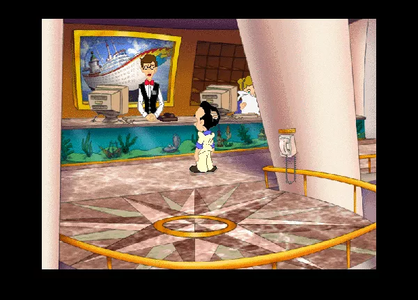 Leisure Suit Larry: Love for Sail! Windows In the ship...