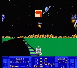 Astro Fang: Super Machine NES At least I know there will be a sharp turn to the left...