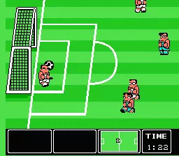 Nintendo World Cup NES Dangerous situation!