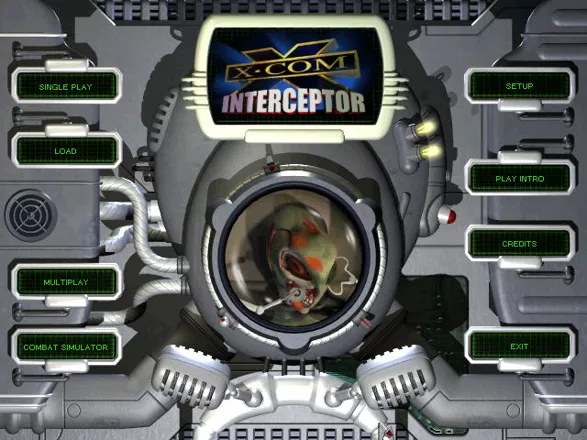 X-COM: Interceptor Windows Main menu