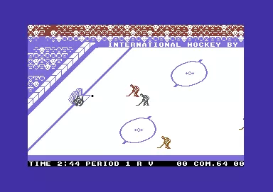 International Hockey Commodore 64 Parried by the netminder