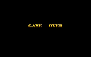 Operation Carnage DOS Game over!