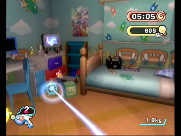 Elebits Wii Your first mission is in this bedroom.