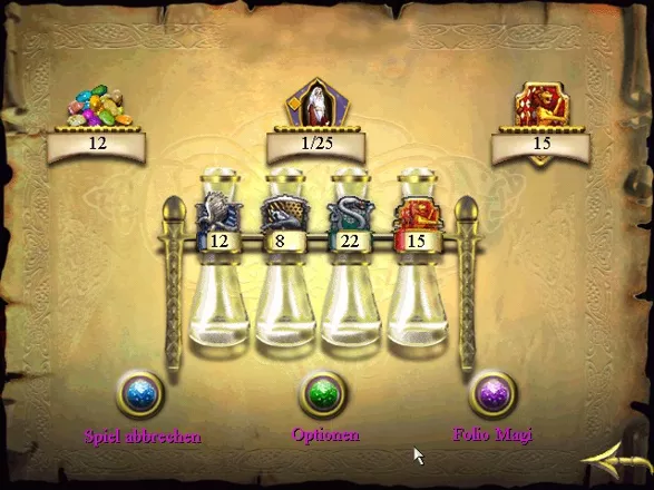Harry Potter and the Sorcerer&#x27;s Stone Windows Options menu