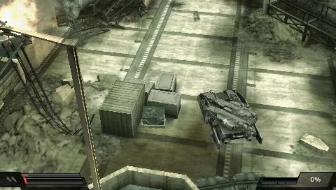 Killzone: Liberation PSP On some maps you can use tanks.