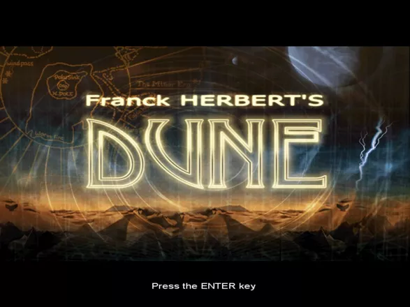 Frank Herbert&#x27;s Dune Windows Title screen - with typo :)