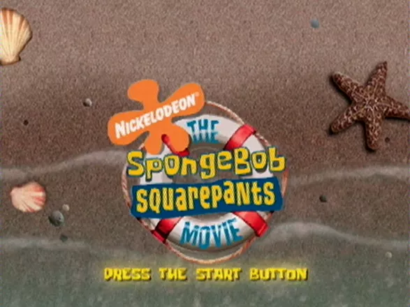 SpongeBob SquarePants: The Movie Xbox Title screen