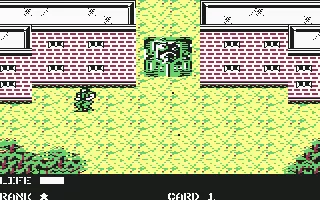 Metal Gear Commodore 64 Fighting a tank.