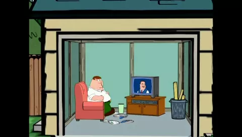 Family Guy Video Game! PSP All video cuts from the show are in 4:3 aspect ratio.