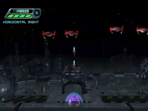 Space Invaders PlayStation Destroy the motherships and earn some extra points.