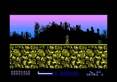 Stryker in the Crypts of Trogan Amstrad CPC Pick up the orb