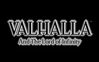 Valhalla and the Lord of Infinity Amiga Title screen