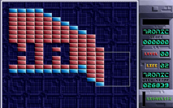 Tronic DOS In the level editor you can create your own screens