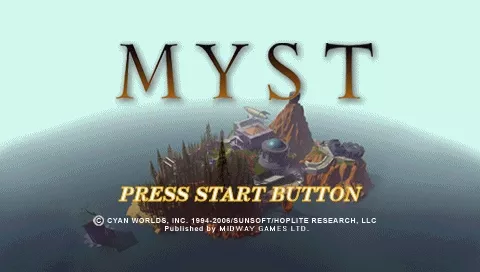 Myst PSP Title screen