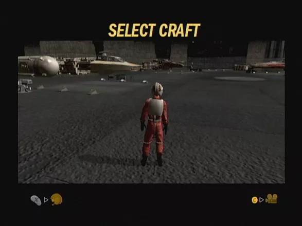 Star Wars: Rogue Squadron II - Rogue Leader GameCube Craft Select