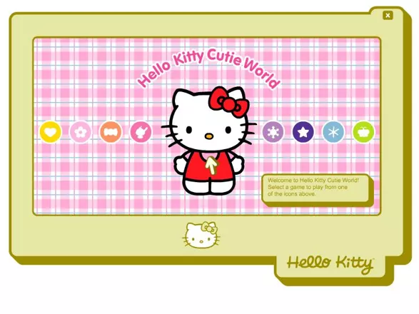 Hello Kitty: Cutie World Windows Title screen