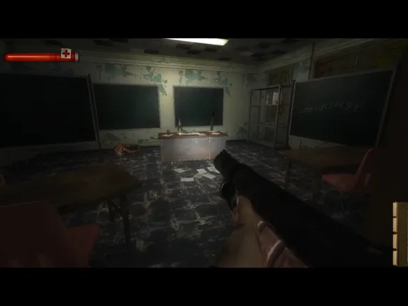 Condemned: Criminal Origins Windows This time a scummy and abandoned school. Seems everywhere you go in this game is either a burned out this or an abandoned that.