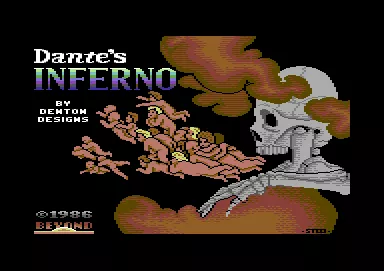 Dante&#x27;s Inferno Commodore 64 Loading screen