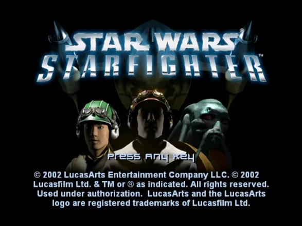 Star Wars: Starfighter Windows Title