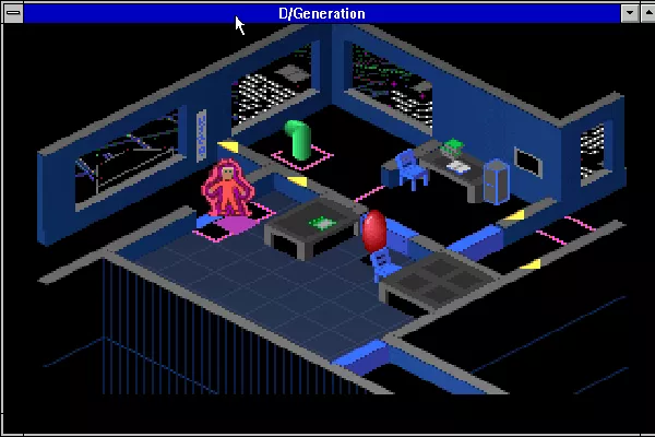 D/Generation Windows 3.x Getting garbled stepping on an electrified floor plate (SVGA)