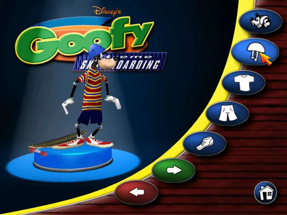 Disney&#x27;s Extremely Goofy Skateboarding Windows Define Goofy&#x27;s outfit.