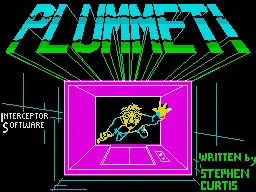 Plummet ZX Spectrum Loading Screen